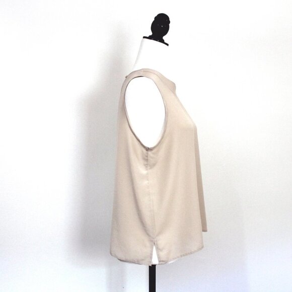 Simon Chang Champagne Top, Vintage Sleeveless Blouse, Made in Hong Kong - Picture 3 of 6